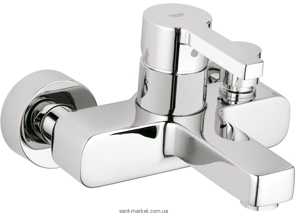 Змішувач одинважільний для ванни з коротким виливом Grohe колекція Lineare хром 33849000