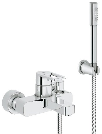 Змішувач одинважільний для ванни з душем Grohe колекція Quadra хром 32639000