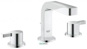 Змішувач для раковини Двохважеля з донним клапаном прихований Grohe Lineare хром 20304000