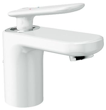 Смеситель для раковины однорычажный с донным клапаном Grohe коллекция Veris белый 32183LS0