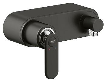 Змішувач для душу настінний змішувач Grohe колекція Veris чорний 32197KS0