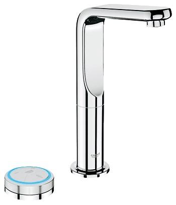 Змішувач для раковини електронний сенсорний з донним клапаном високий Grohe Veris хром 36277000