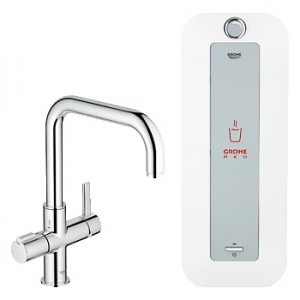 Смеситель для кухни GROHE Red Duo с бойлером однорычажный 30156000