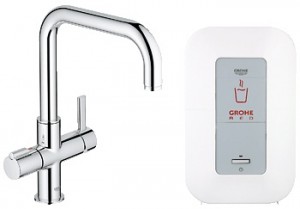 Смеситель для кухни GROHE Red Duo с бойлером однорычажный 30145000