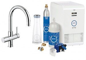 Набір змішувач для кухні з фільтром GROHE Blue змішувач з газуванням води 31323000