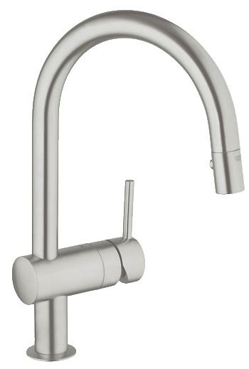 Смеситель для кухни GROHE Minta однорычажный с выдвижной лейкой 32321DC0