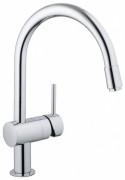 Смеситель для кухни с выдвижной лейкой Grohe Minta однорычажный 32918000
