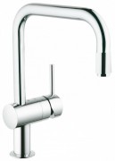 Смеситель для кухни с выдвижной лейкой GROHE Minta однорычажный 32067000