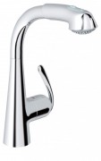 Смеситель для кухни с выдвижной лейкой Grohe Zedra однорычажный 32553000