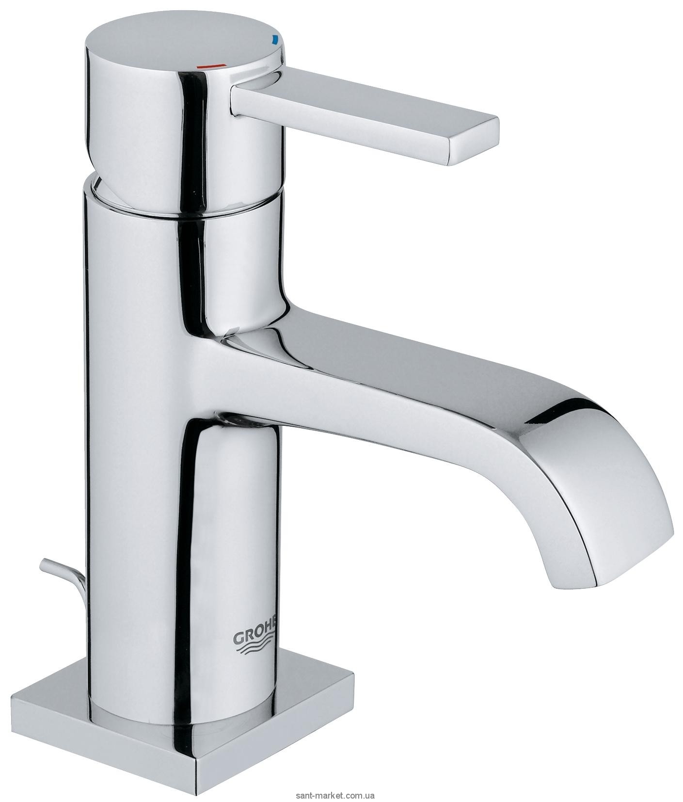 Змішувач для раковини одноважеля з донним клапаном Grohe Allure хром 32757000