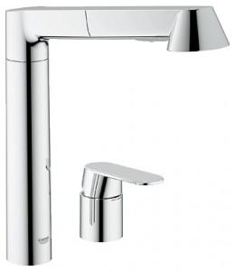Змішувач для кухні з висувною лійкою GROHE K7 змішувач 32894000