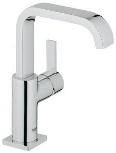 Смеситель для раковины однорычажный Grohe коллекция Allure хром 23076000