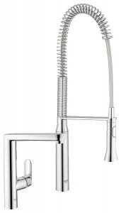 Смеситель для кухни с выдвижной лейкой GROHE K7 однорычажный с высоким изливом 32948000