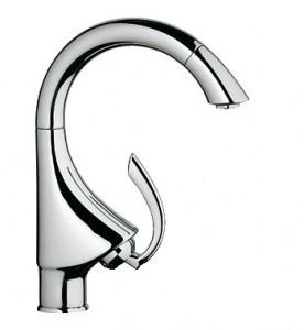 Змішувач для кухні з висувною лійкою GROHE K4 змішувач 33815000