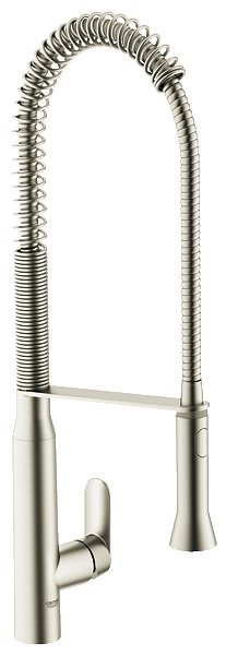 Смеситель для кухни с выдвижной лейкой GROHE K7 однорычажный с высоким изливом 32950DC0