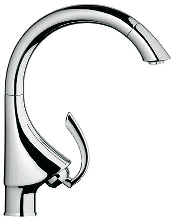 Змішувач для кухні з висувною лійкою GROHE K4 змішувач 33786000