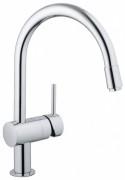 Смеситель для кухни с выдвижной лейкой Grohe Minta однорычажный 32918000