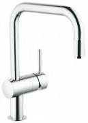 Смеситель для кухни с выдвижной лейкой GROHE Minta однорычажный 32067000