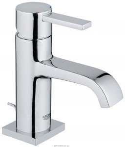 Смеситель для раковины однорычажный с донным клапаном Grohe Allure хром 32757000