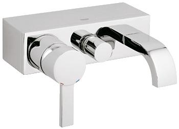 Смеситель однорычажный для ванны с коротким изливом Grohe коллекция Allure хром 32826000