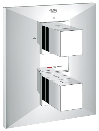 Смеситель с термостатом скрытый (встраиваемый) Grohe коллекция Allure Brilliant хром 19792000