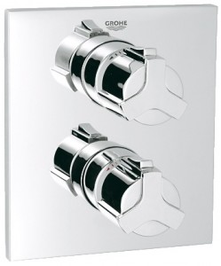 Смеситель с термостатом скрытый (встраиваемый) Grohe коллекция Allure хром 19380000