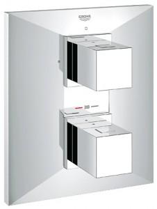 Змішувач для душа вбудований із термостатом Grohe колекція Allure Brilliant хром 19791000