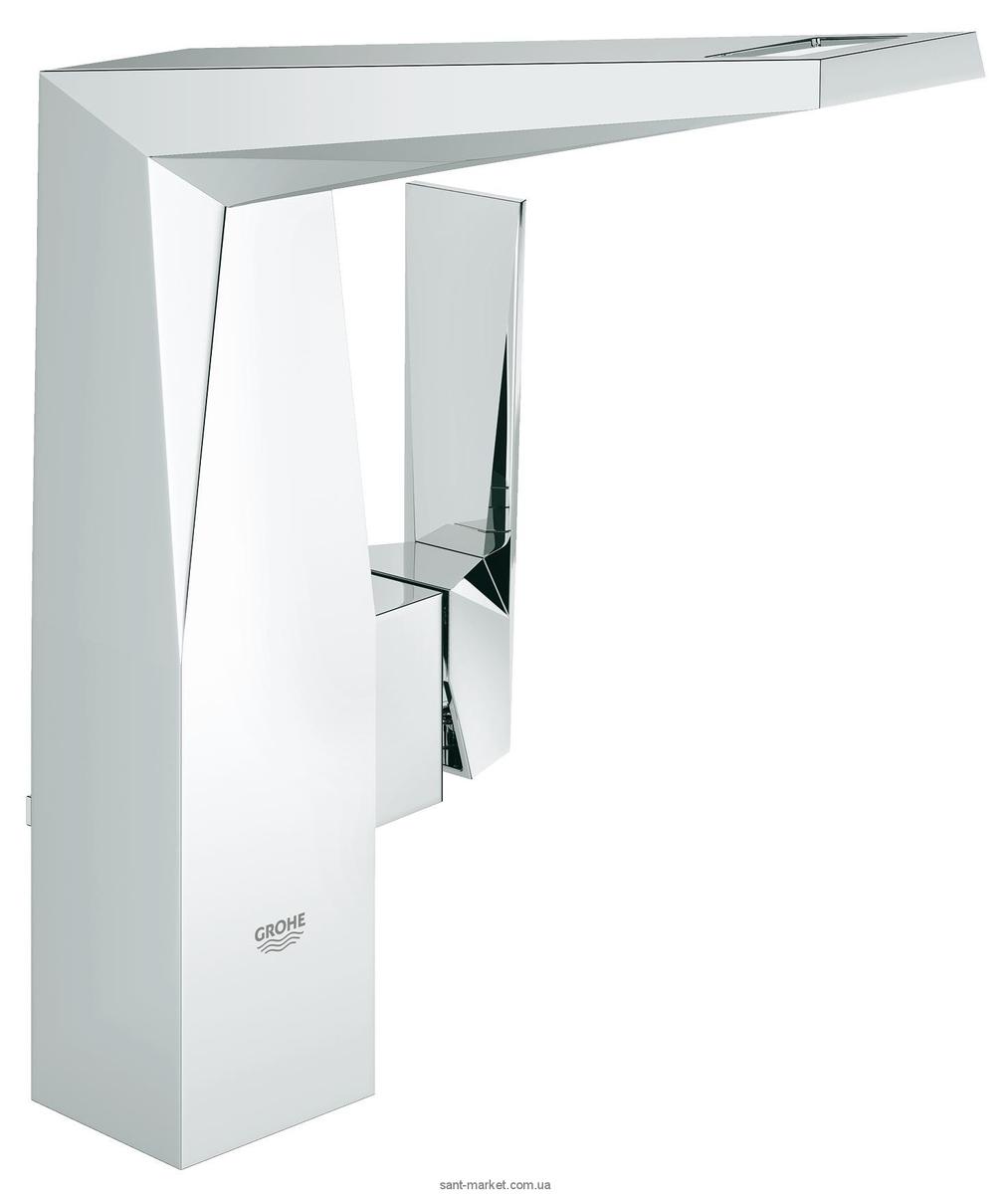 Смеситель для раковины однорычажный с донным клапаном Grohe коллекция Allure Brilliant хром 23109000