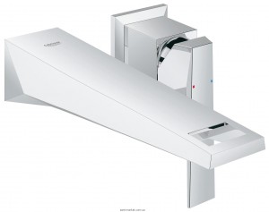 Смеситель для раковины однорычажный настенный скрытый каскадный Grohe Allure Brilliant хром 19783000