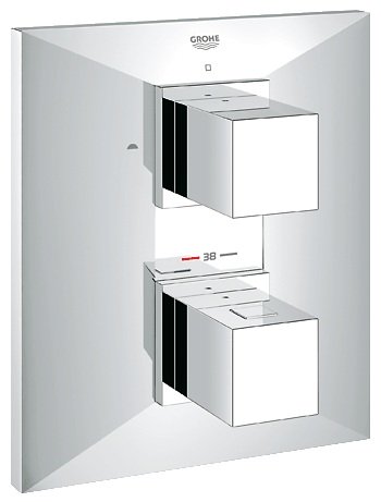 Смеситель с термостатом скрытый (встраиваемый) Grohe коллекция Allure Brilliant хром 19792000