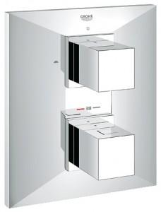 Смеситель с термостатом скрытый (встраиваемый) Grohe коллекция Allure Brilliant хром 19792000