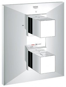 Смеситель с термостатом скрытый (встраиваемый) Grohe коллекция Allure Brilliant хром 19792000