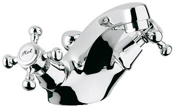 Смеситель для раковины двухвентильный с донным клапаном Grohe коллекция Arabesk хром 21156000