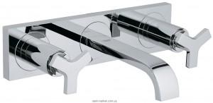 Змішувач для раковини двухвентильний настінний прихований Grohe колекція Allure хром 20190000