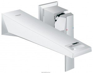 Смеситель для раковины однорычажный настенный скрытый каскадный Grohe Allure Brilliant хром 19783000