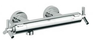 Смеситель для душа настенный двухвентильный с термостатом Grohe коллекция Atrio хром 34010000