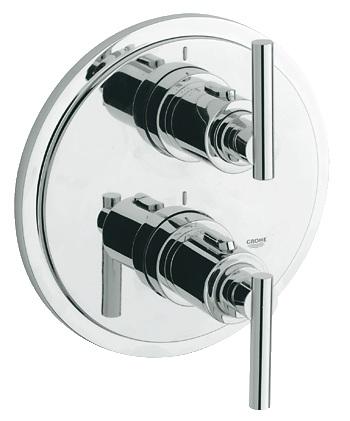 Змішувач з термостатом прихований (вбудований) Grohe колекція Atrio хром 19399000