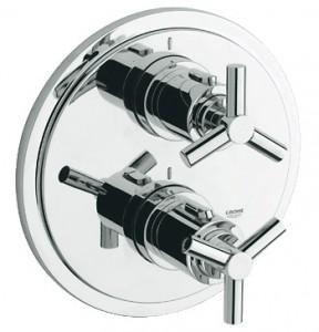 Смеситель с термостатом скрытый (встраиваемый) Grohe коллекция Atrio хром 19395000