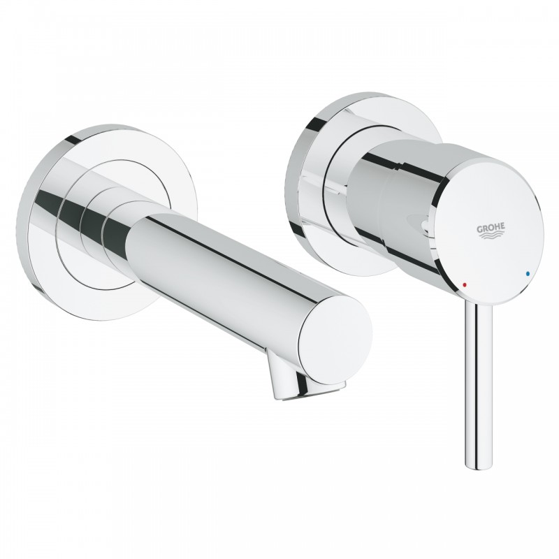 Змішувач для раковини одноважеля настінний Grohe колекція Concetto хром 19575001