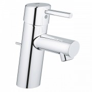 Смеситель для раковины однорычажный с донным клапаном Grohe коллекция Concetto хром 32204001