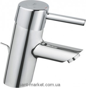 Змішувач для раковини одноважеля з донним клапаном Grohe колекція Concetto хром 32204000