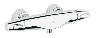 Змішувач для душу настінний двухвентильний з термостатом Grohe колекція Chiara хром 34071000