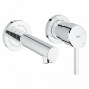 Смеситель для раковины однорычажный настенный Grohe коллекция Concetto хром 19575001
