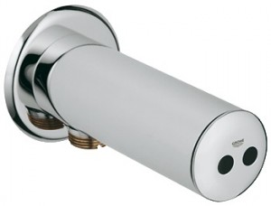 Смеситель для раковины электронный сенсорный настенный Grohe коллекция Europlus E хром 36021000