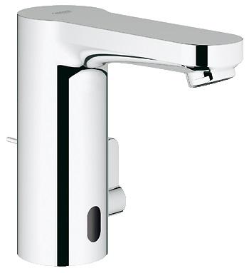 Смеситель для раковины электронный сенсорный с донным клапаном Grohe Eurosmart Cosmopolitan E хром 36331000