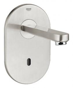 Змішувач для раковини електронний сенсорний настінний Grohe Eurosmart Cosmopolitan E суперсталь 36335SD0