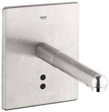 Змішувач для раковини електронний сенсорний настінний Grohe колекція Europlus E суперсталь 36242SD0