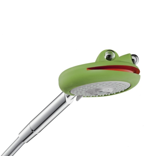 Ручний дитячий душ Hansgrohe колекція Raindance S 100 AIR Froggy білий / зелений 28545000