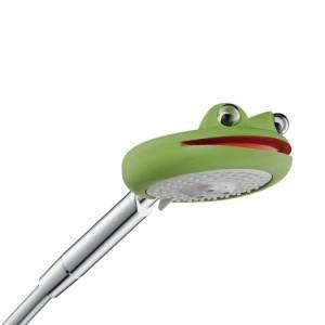 Ручний дитячий душ Hansgrohe колекція Raindance S 100 AIR Froggy білий / зелений 28545000