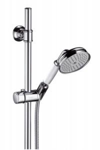 Душевой гарнитур со штангой Hansgrohe коллекция Axor Montreux никель 27982820
